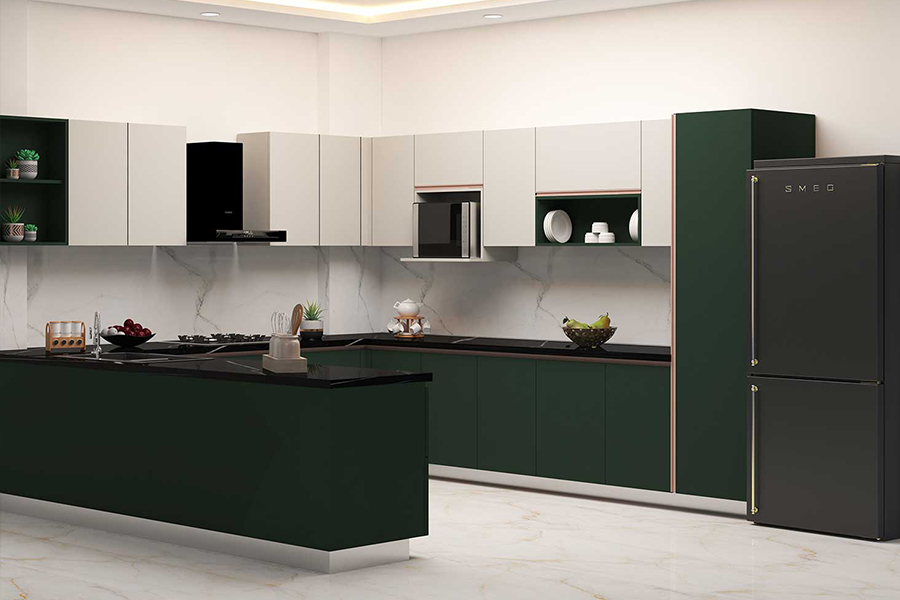 Transform Your Modular Kitchen: 7 Stunning Cabinet Colors by Shiv Modular Kitchen